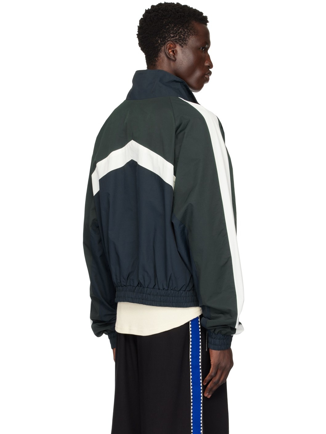 Navy & Green Motorsport Track Jacket - 3