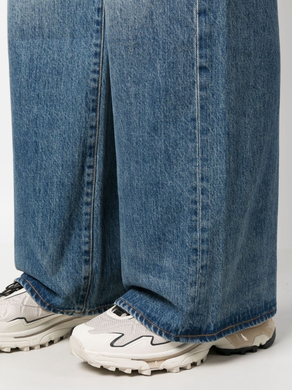 high-rise wide-leg jeans - 5