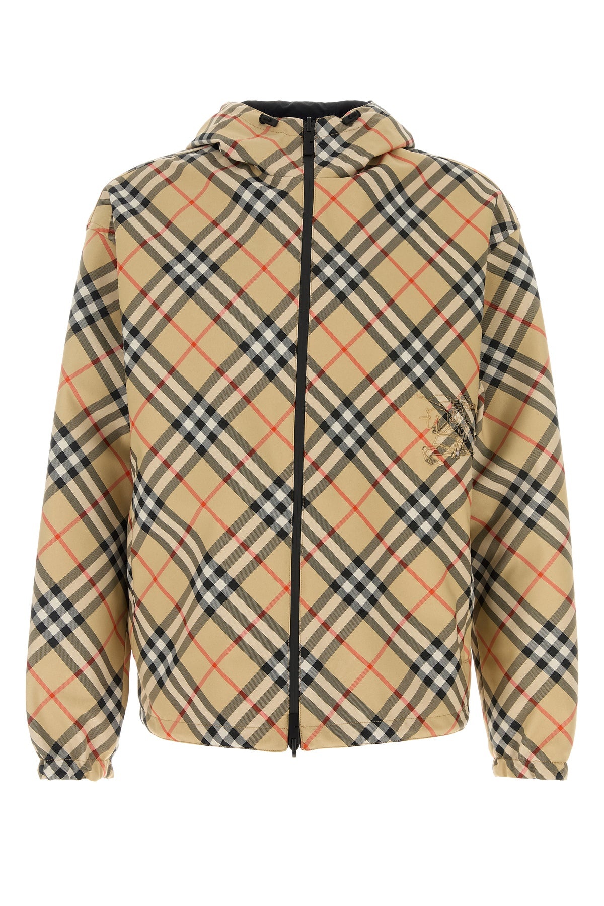 Embroidered polyester reversible jacket - 1