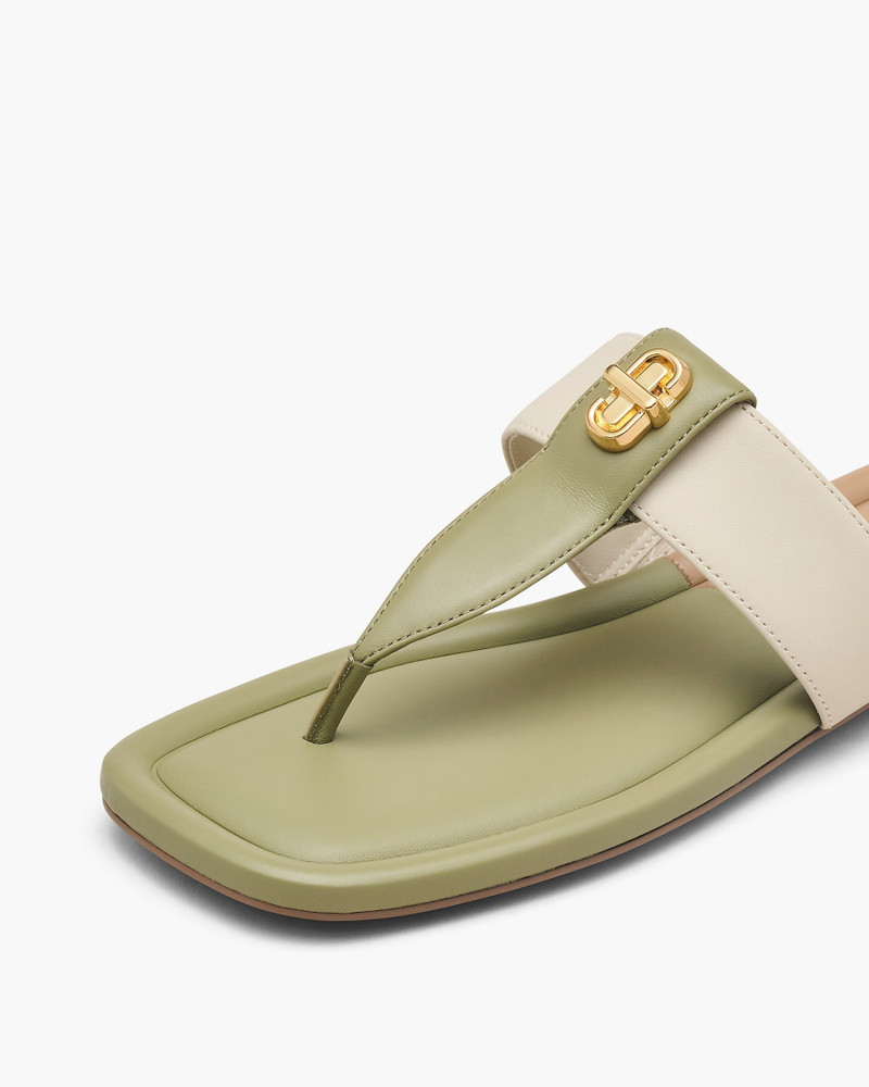 THE COLORBLOCK DUAL T-STRAP SANDAL 5