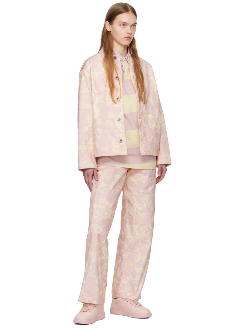 Burberry Pink Button Jacket outlook