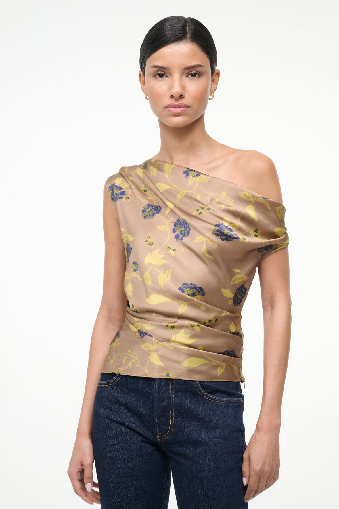 STAUD PHARE SILK TOP VINTAGE FLORAL - 2
