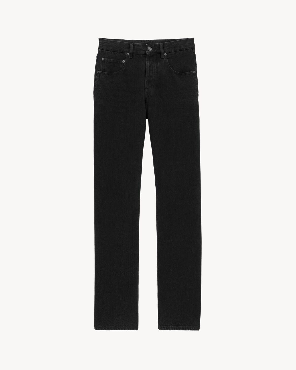 BAGGY JEANS IN CARBON BLACK DENIM - 1
