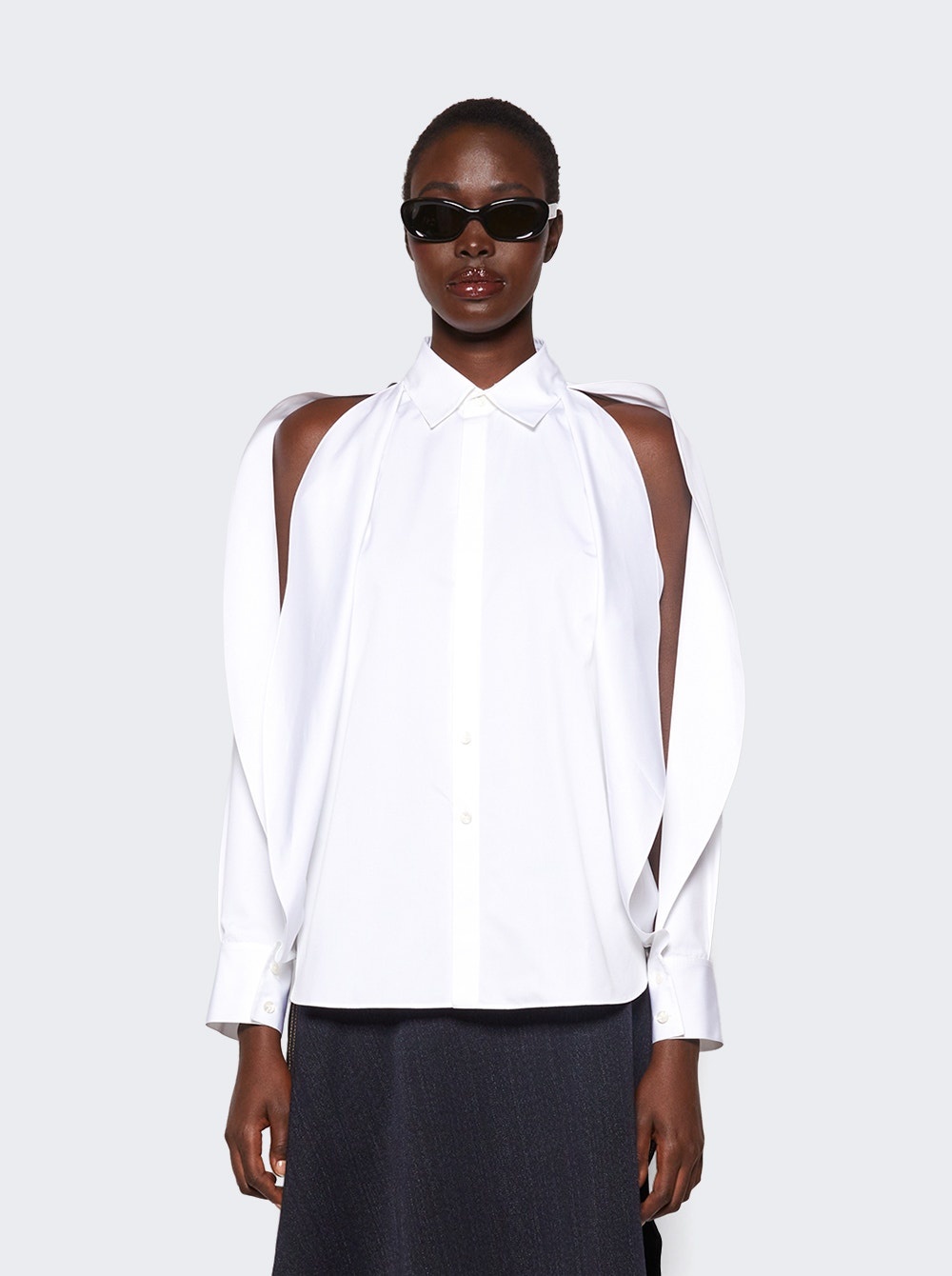 Round Shirt Blanc - 3