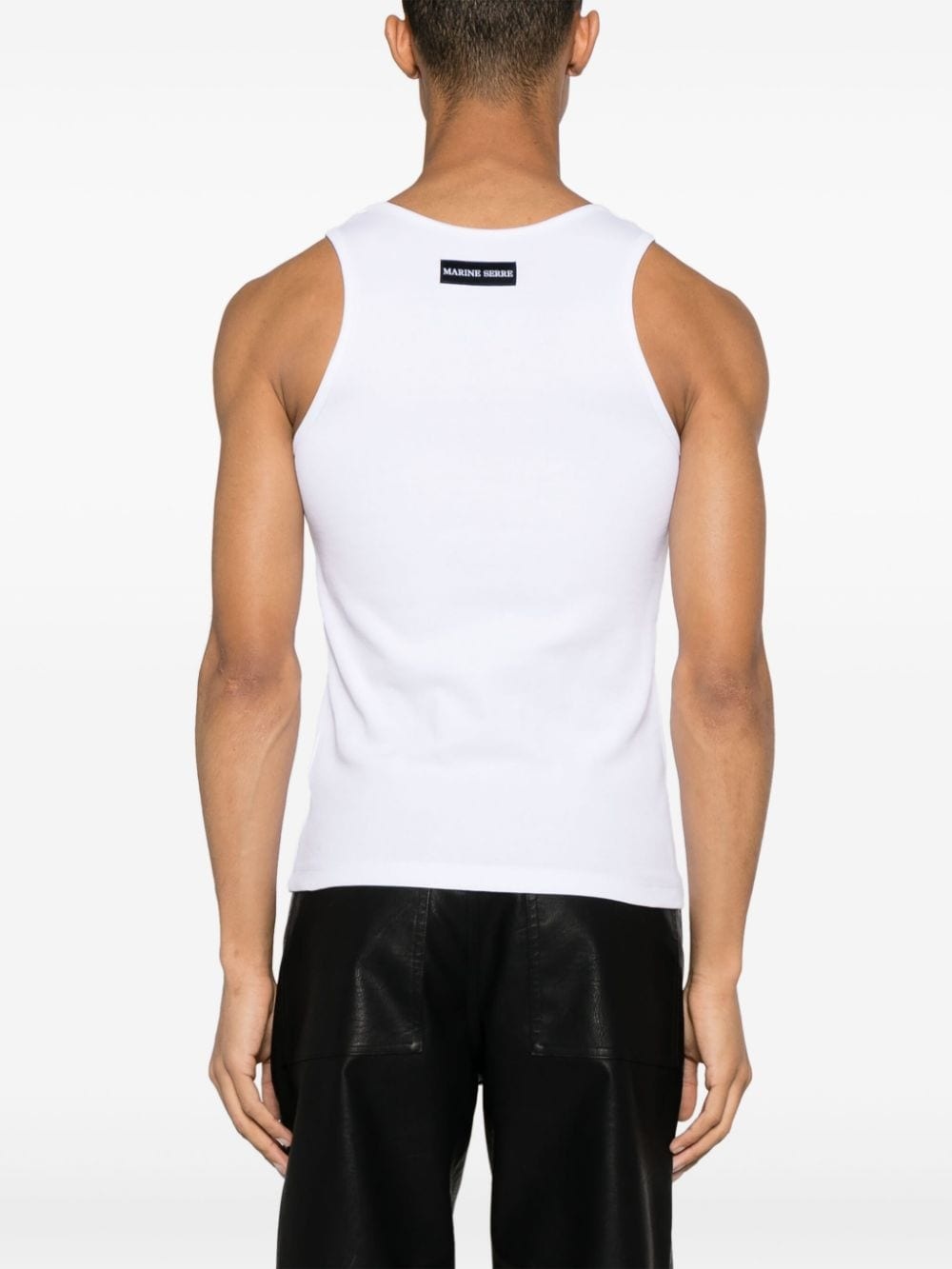 Crescent Moon-embroidered tank top - 4