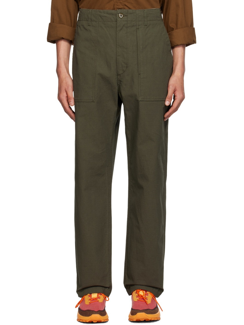 Khaki Fatigue Trousers 1