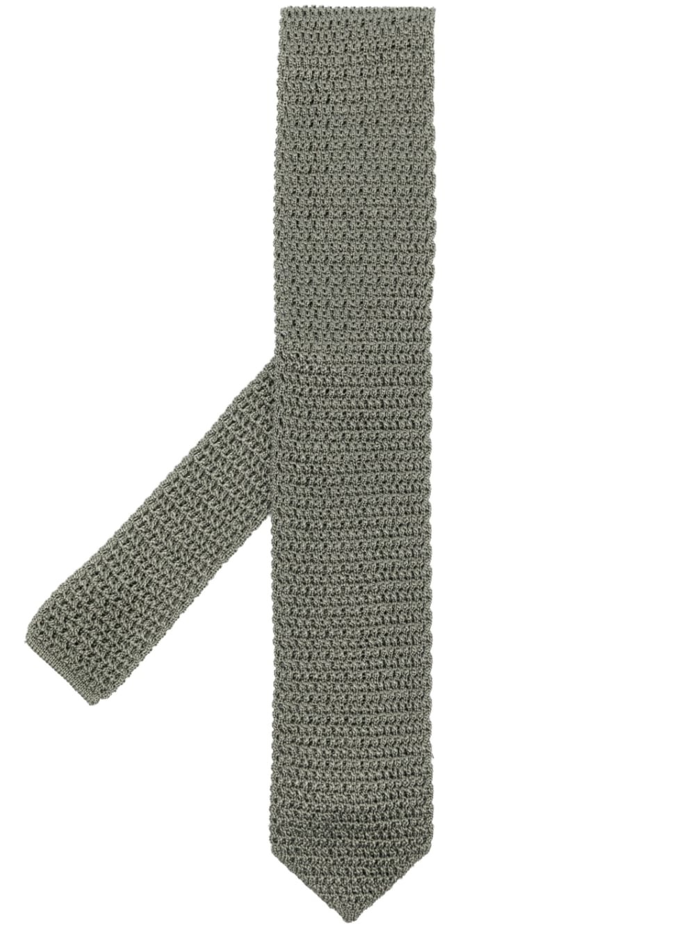 knitted silk tie - 1