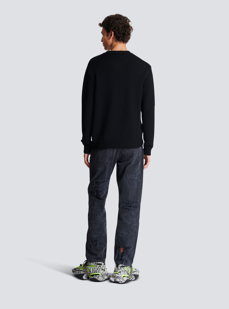 Balmain merino wool jumper 4