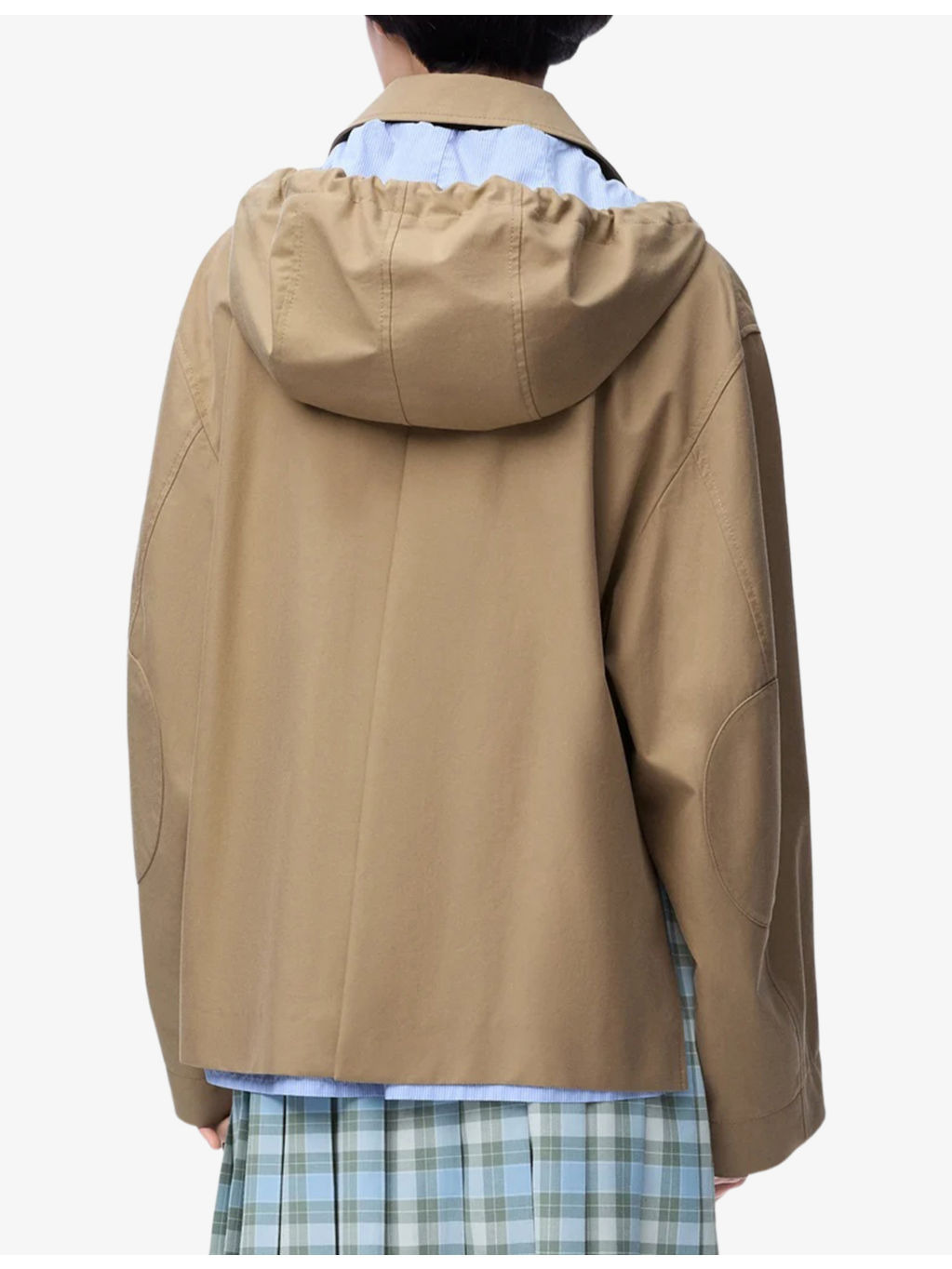 Brand-Embroidered Hooded Cotton Jacket - 4