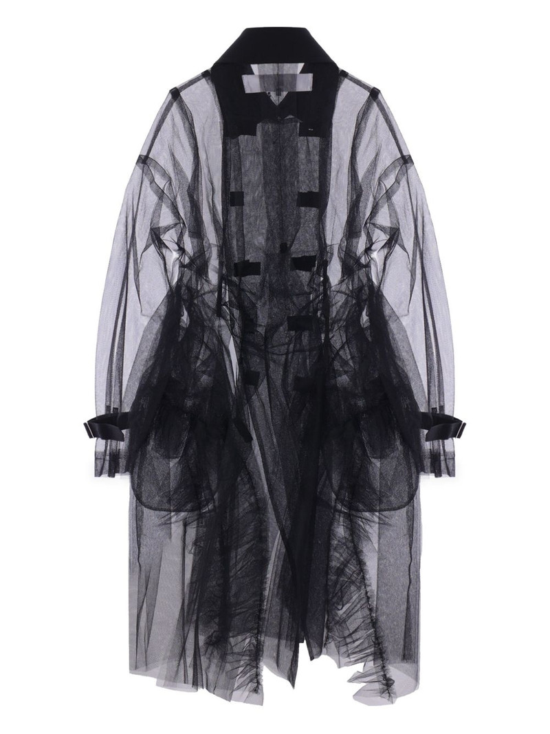 TAO Comme Des Garçons sheer coat outlook