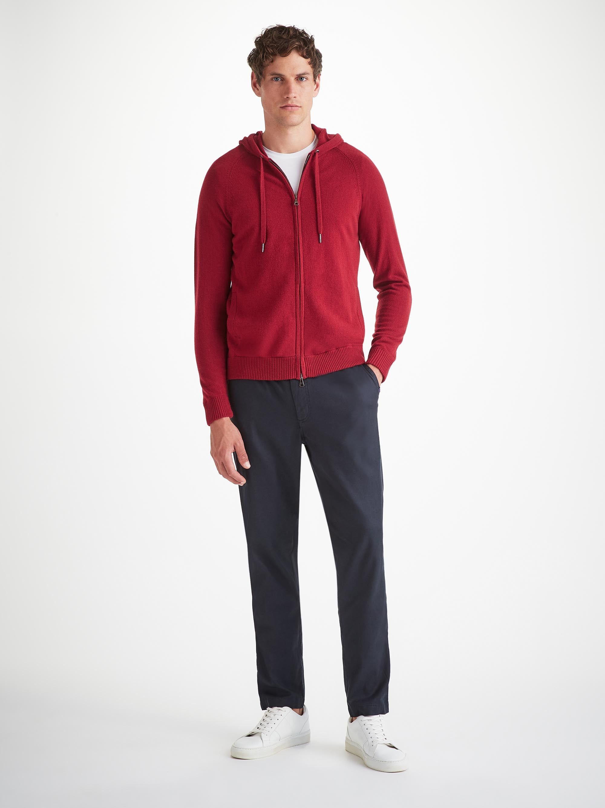 Men's Hoodie Finley Cashmere Cardinal Red - 3