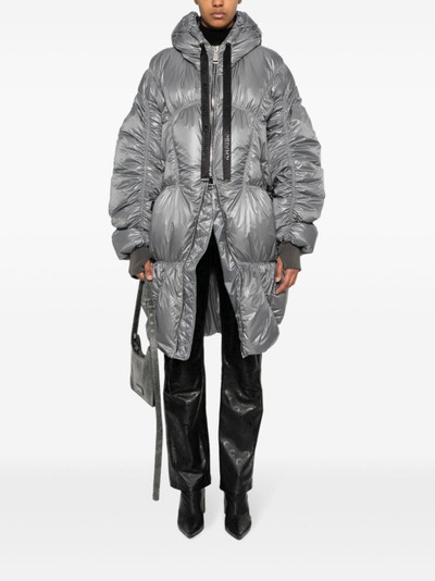 Khrisjoy metallic-effect padded coat outlook