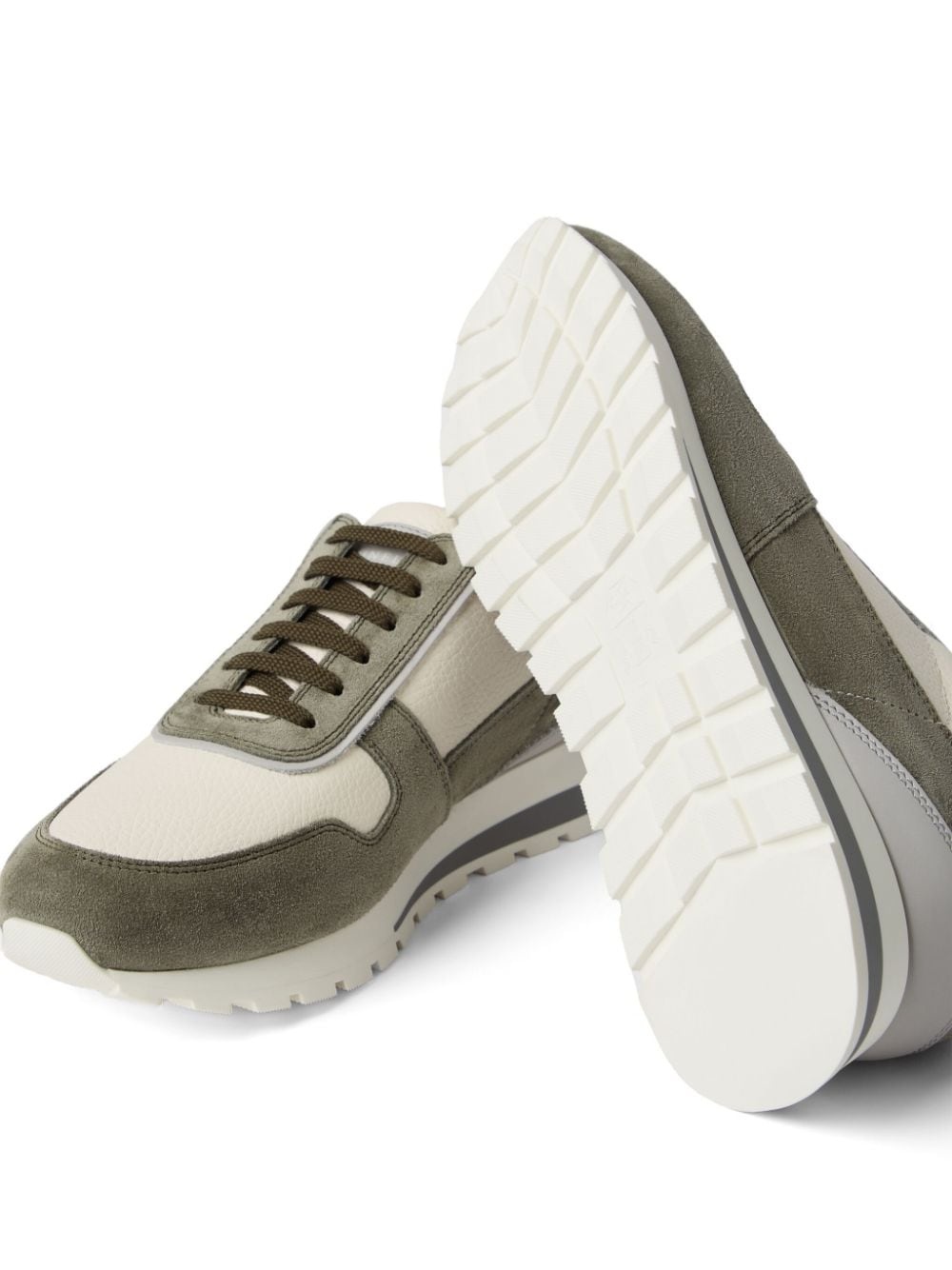 colour-block panelled trainers - 4