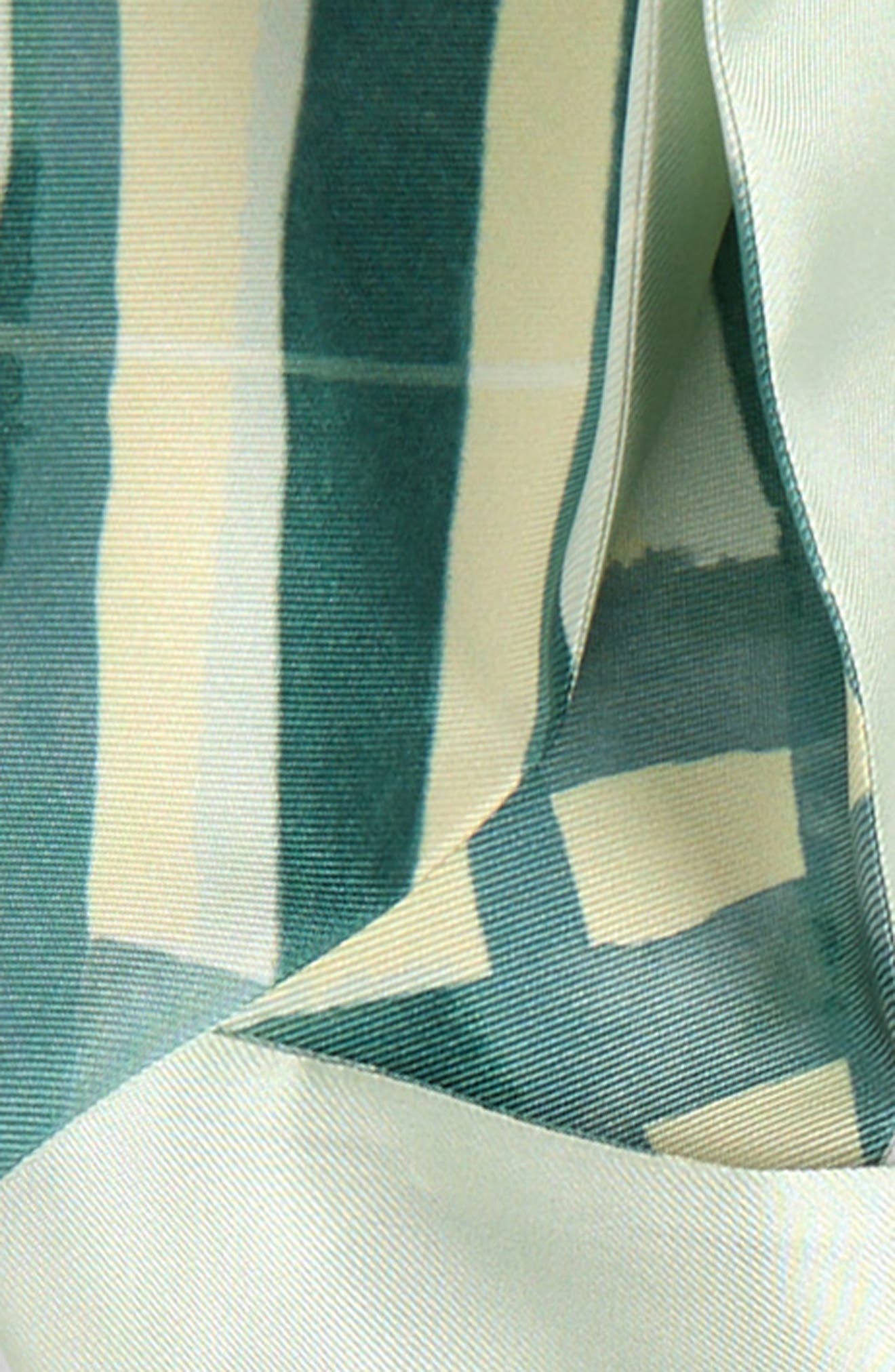 burberry Reversible Check Silk Twill Scarf in Breeze at Nordstrom - 3