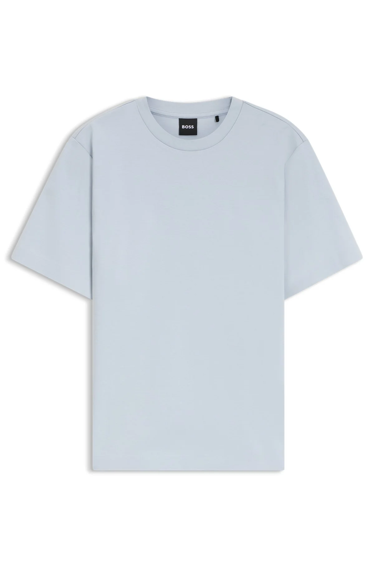 RELAXED-FIT T-SHIRT IN MERCERIZED COTTON - 1