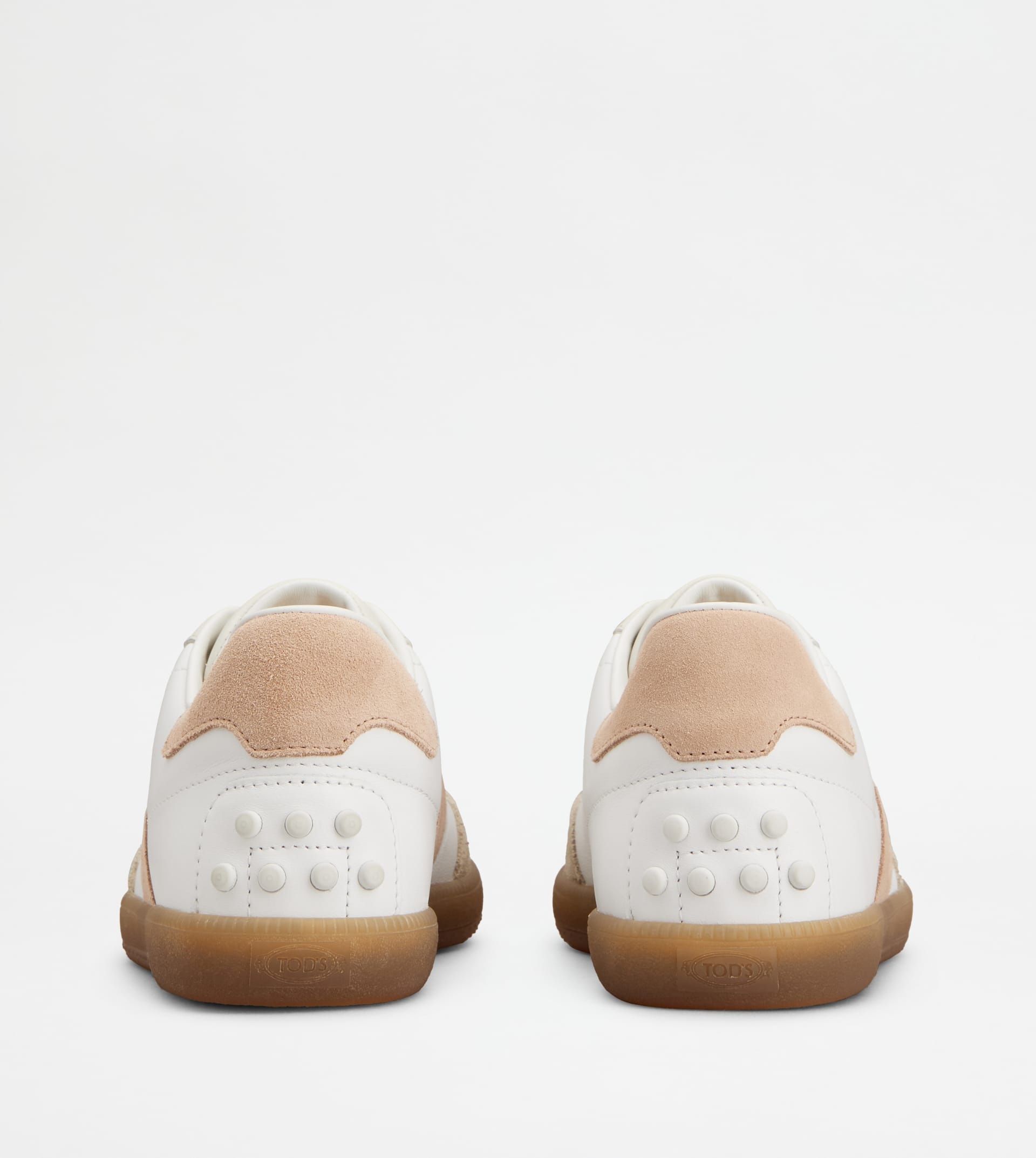 TOD'S TABS SNEAKERS IN SMOOTH LEATHER AND SUEDE - 3