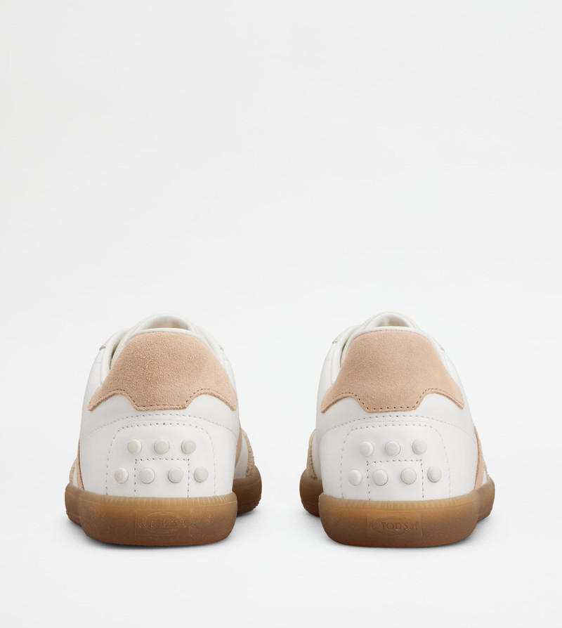 Tod's TOD'S TABS SNEAKERS IN SMOOTH LEATHER AND SUEDE outlook