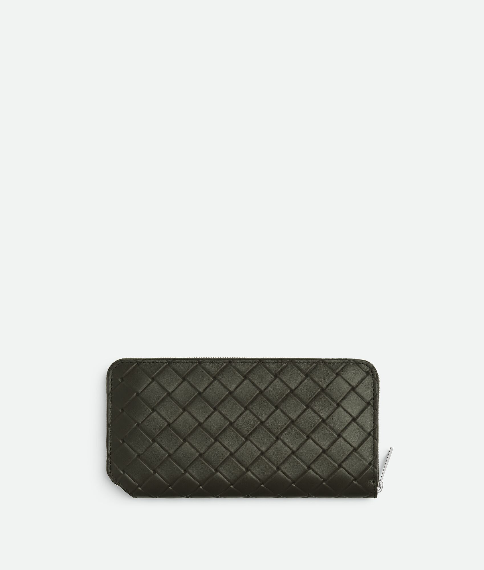 Intrecciato Stamp Zip Around Wallet - 4