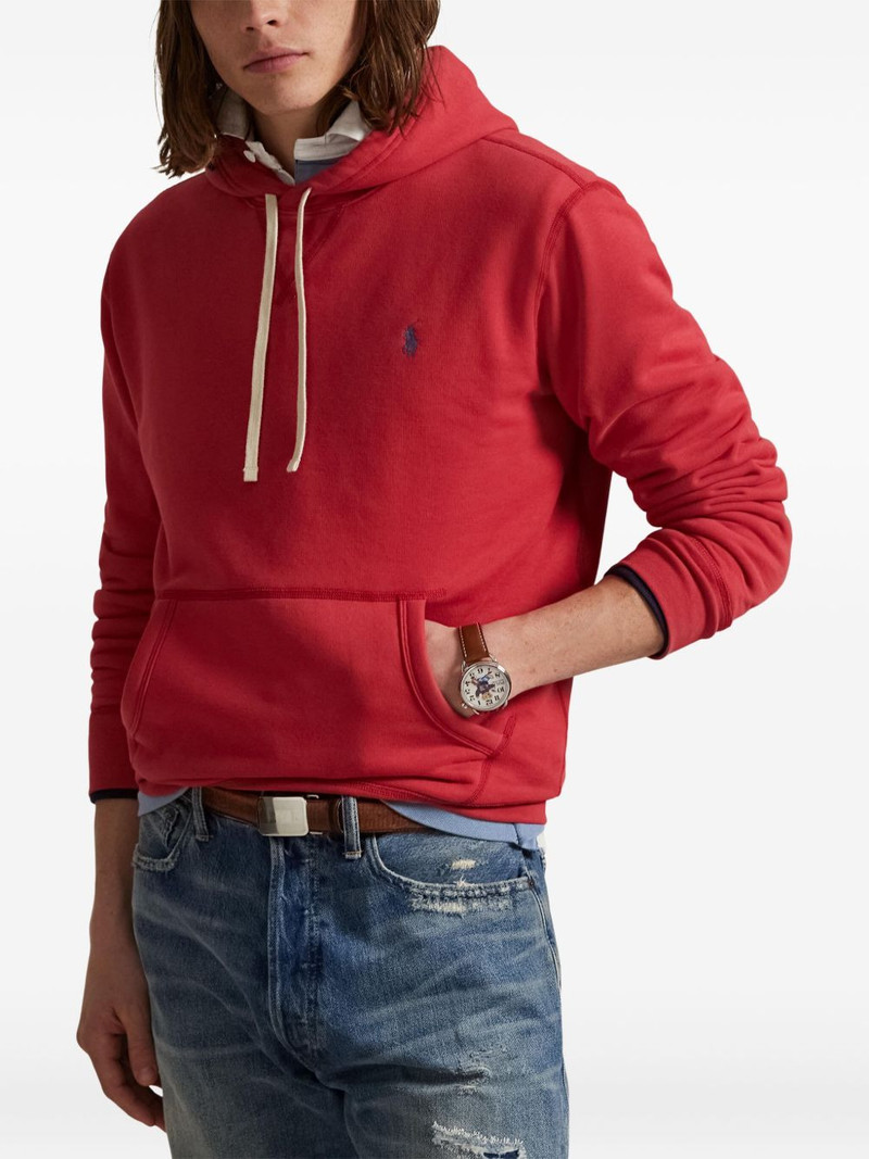 logo-embroidered hoodie 3