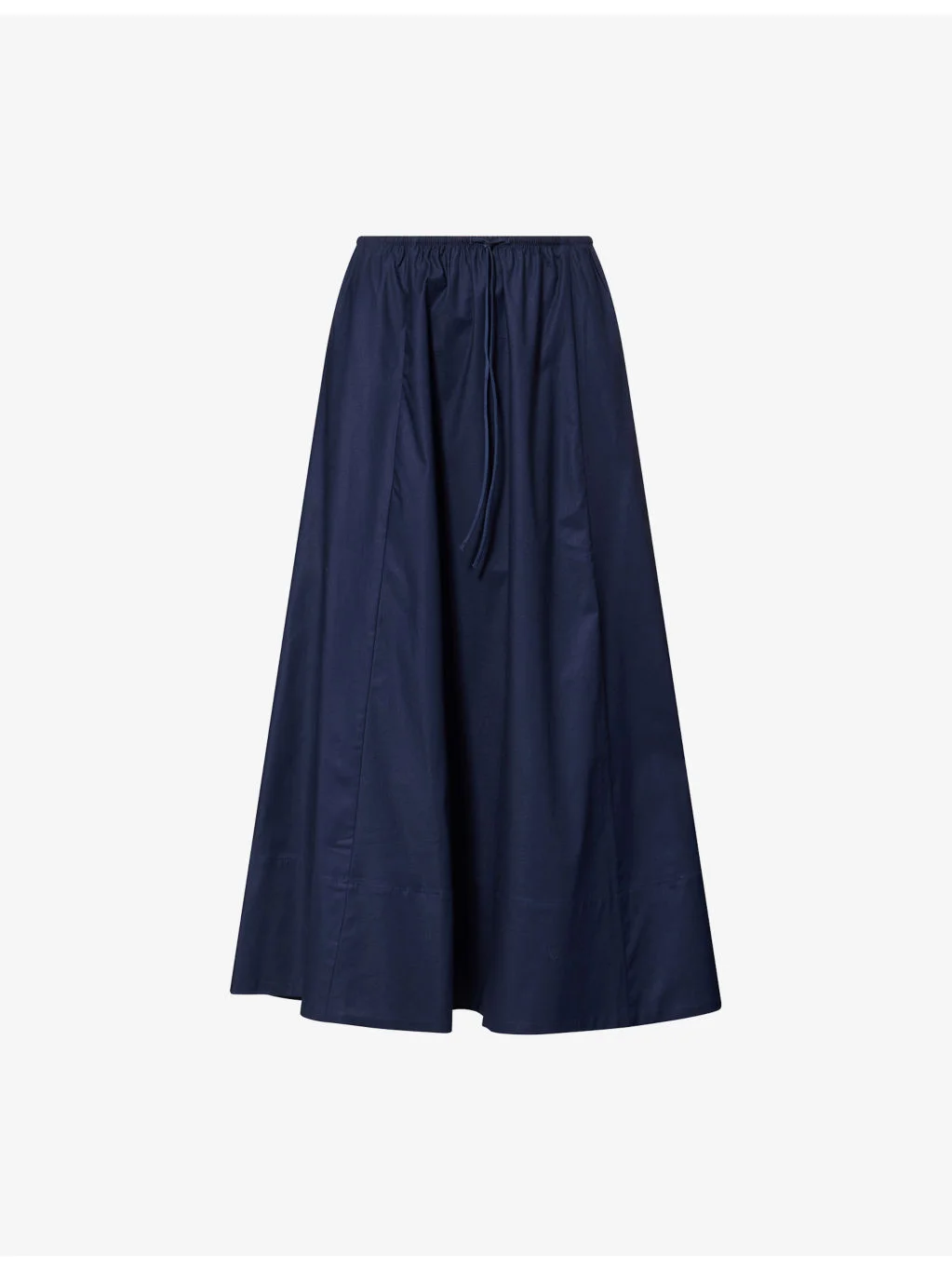 Cleo A-Line Cotton Midi Skirt - 1