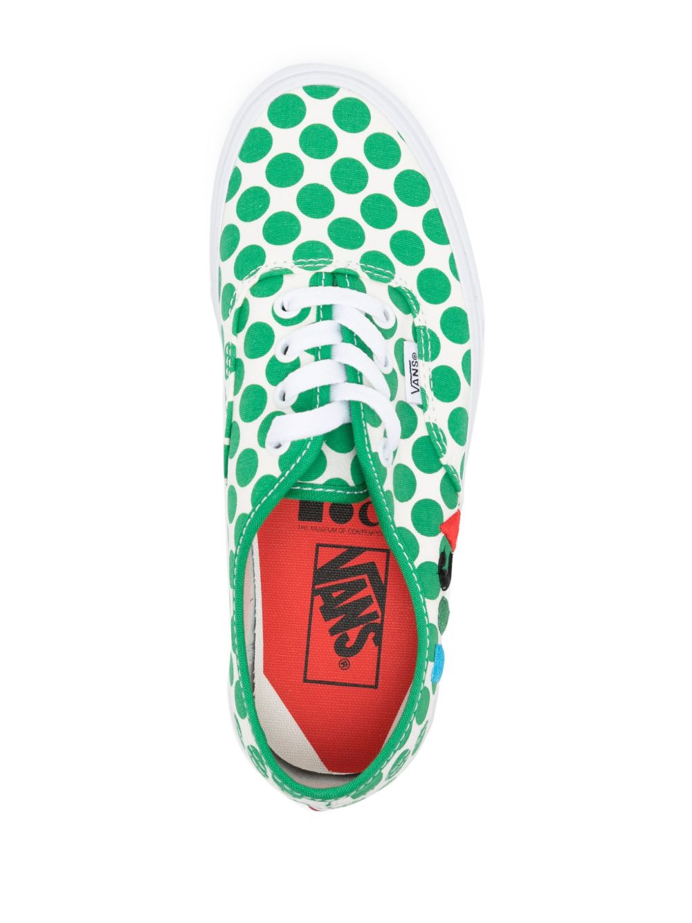 x MOCA Authentic polka-dot cotton sneakers - 4