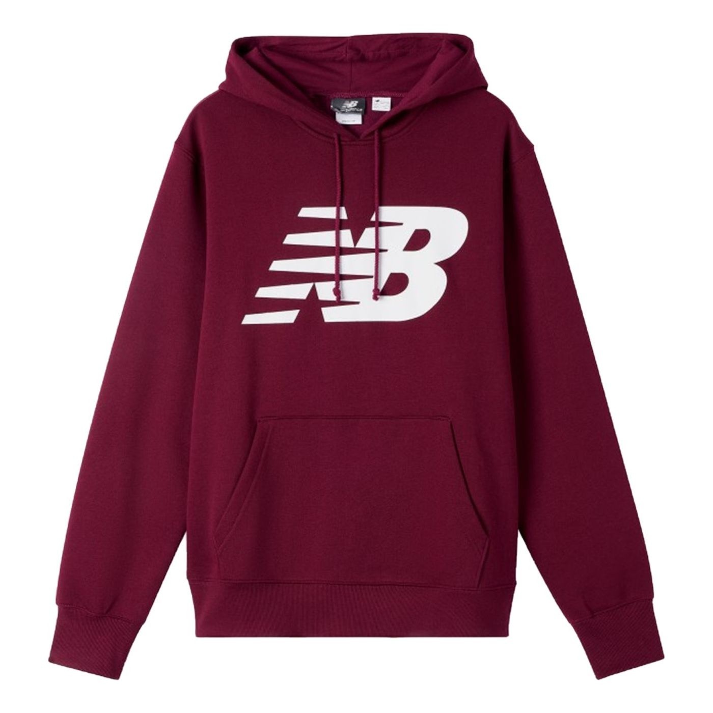 New Balance Big logo Printed Sweatshirt Men Burgundy MT83982SDR - 1