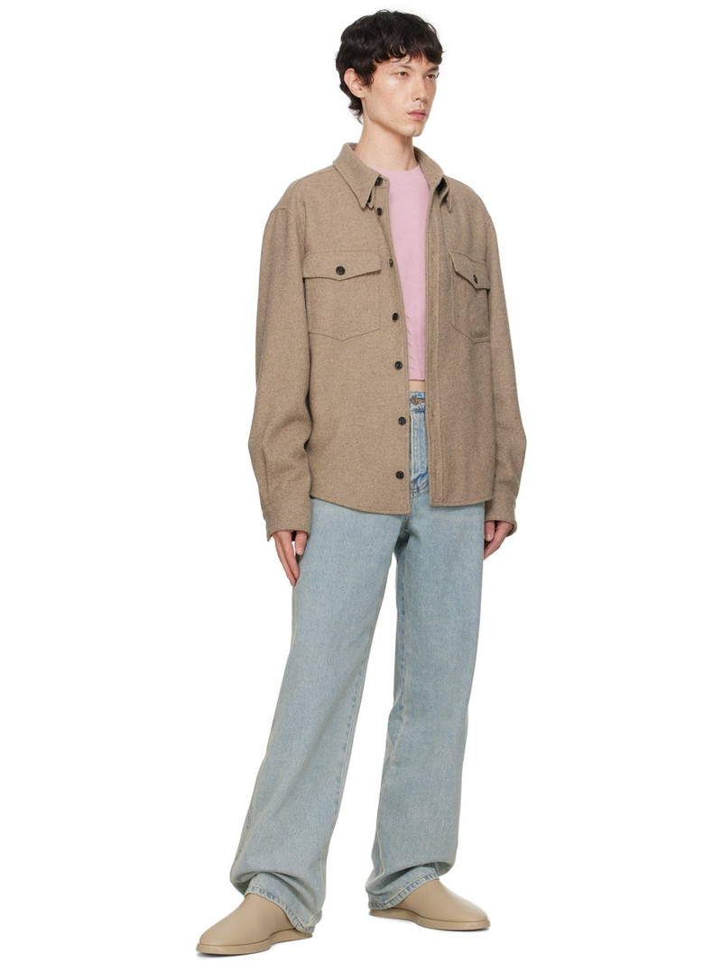 RECTO Beige Office Shirt outlook