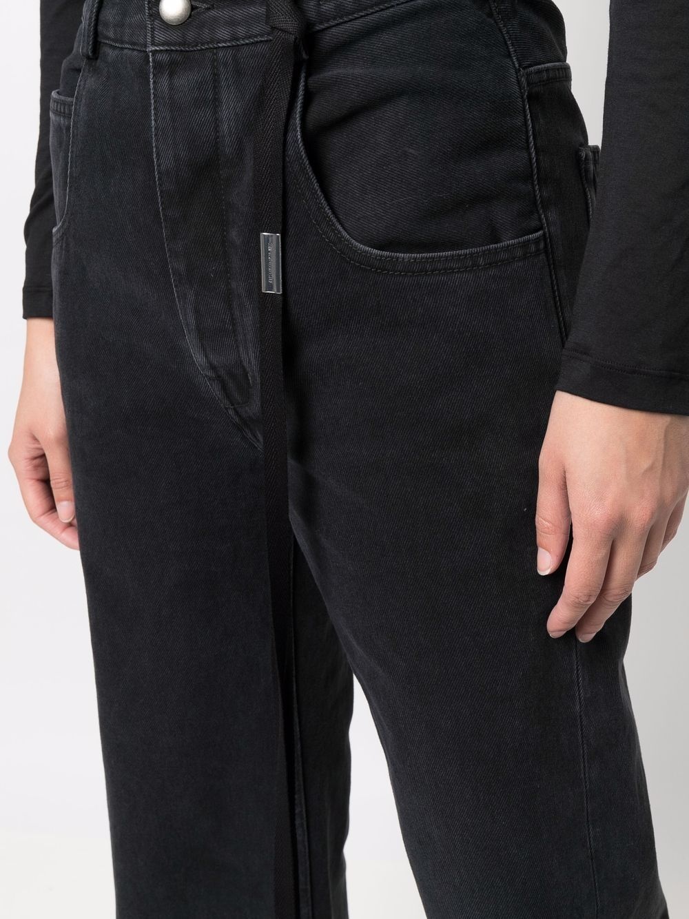 high-rise wide-leg jeans - 5