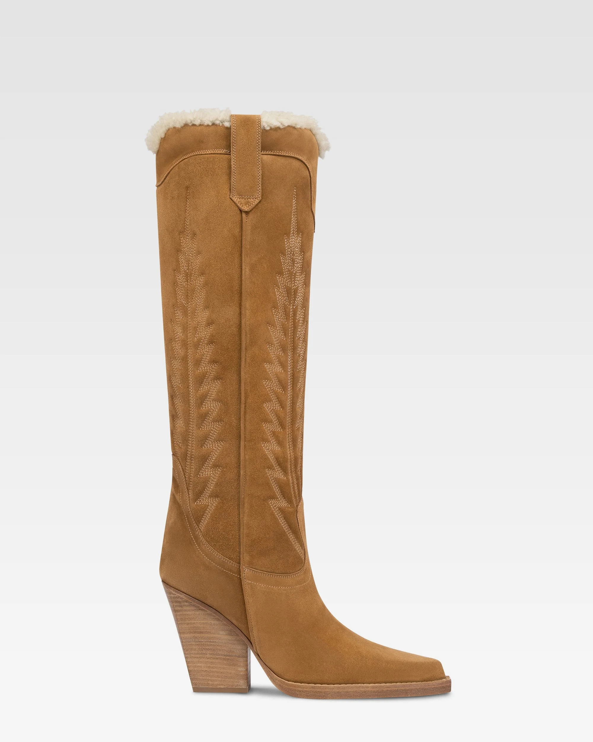 Suede texan boot - 1