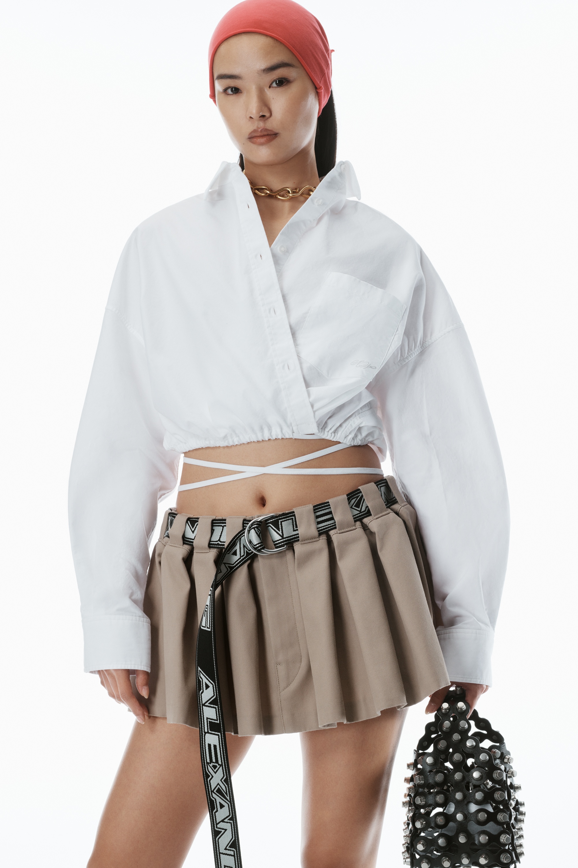 Cotton Oxford Wrap Shirt - 3