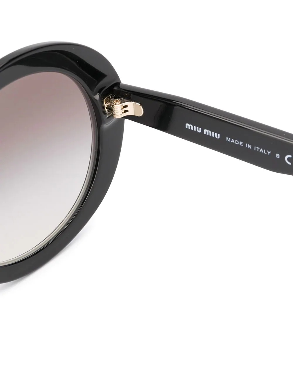 circle frame star print sunglasses - 3