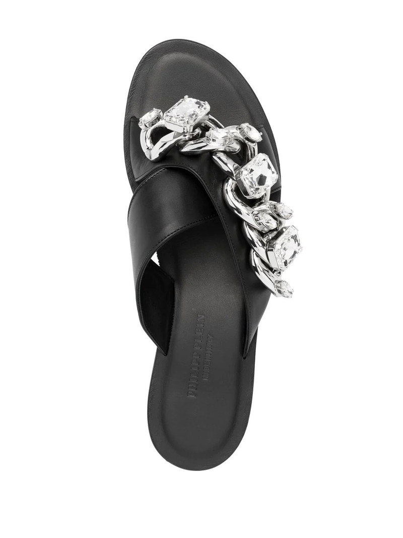 chunky chain detail sandals 4