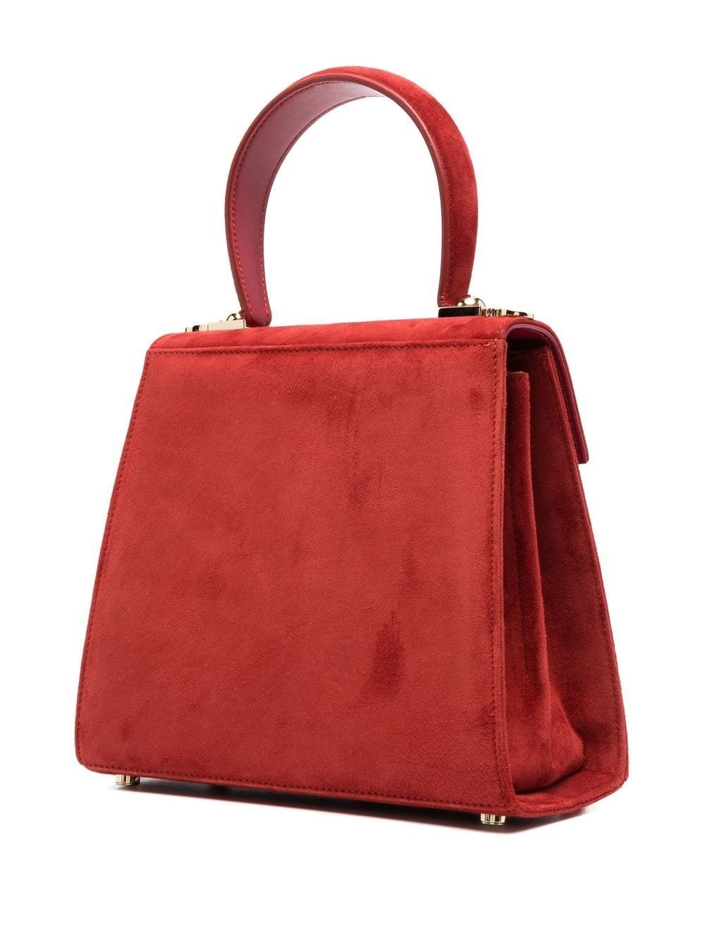 Gancini suede tote bag - 3