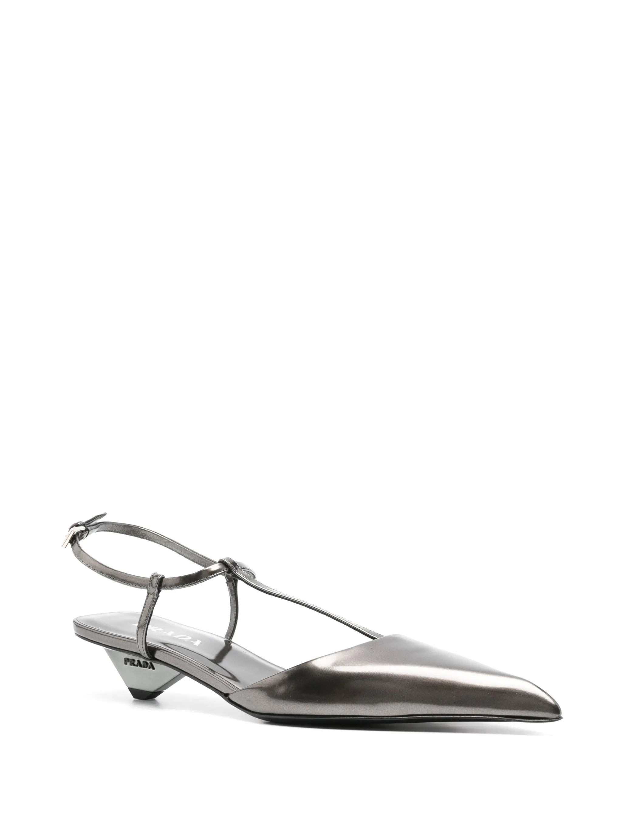35mm metallic-finish pumps - 2