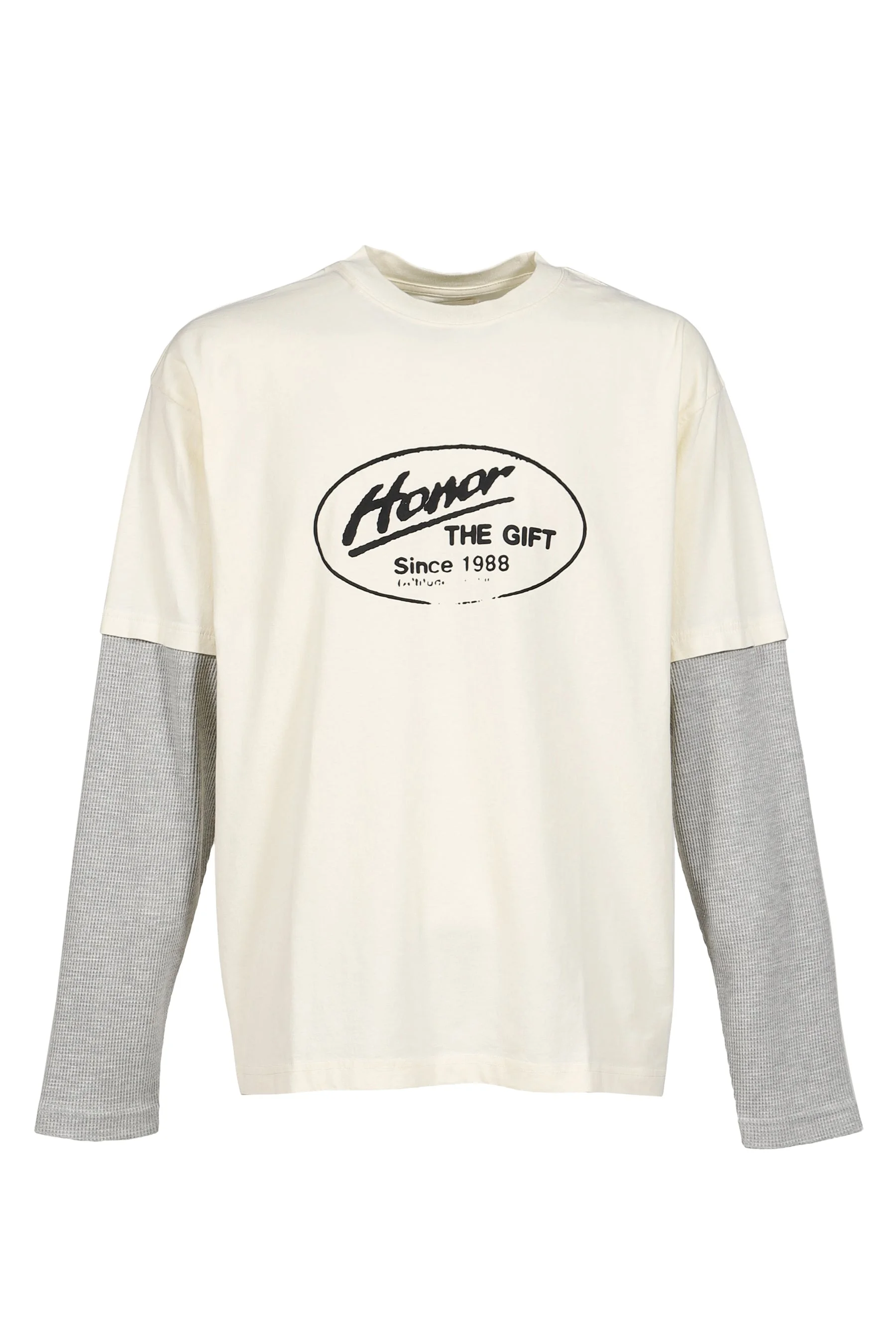 JUST BE L/S TEE / WHT - 1