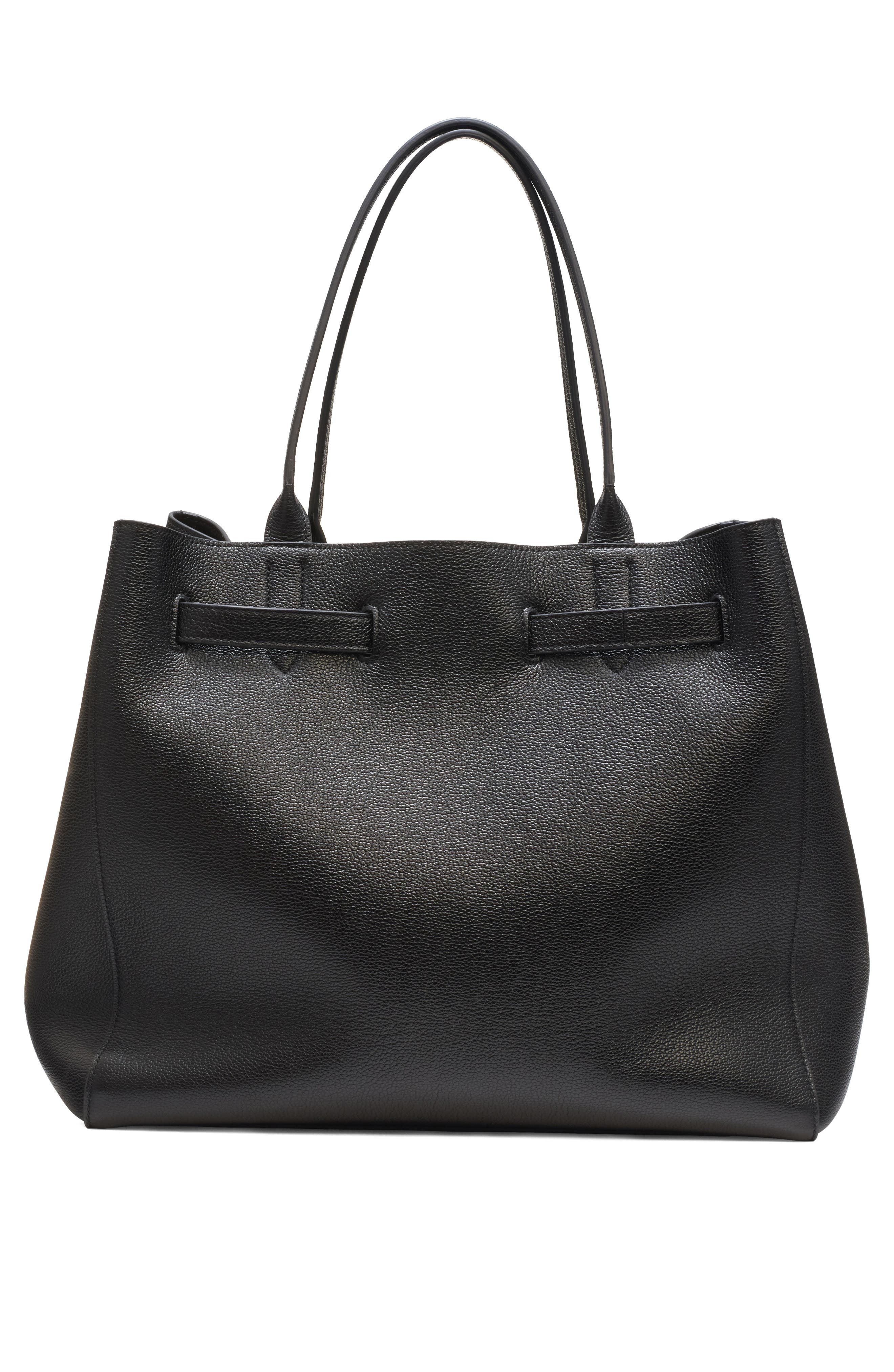 TOM FORD Large Audrey Grained Leather Tote in 1N001 Black at Nordstrom - 3