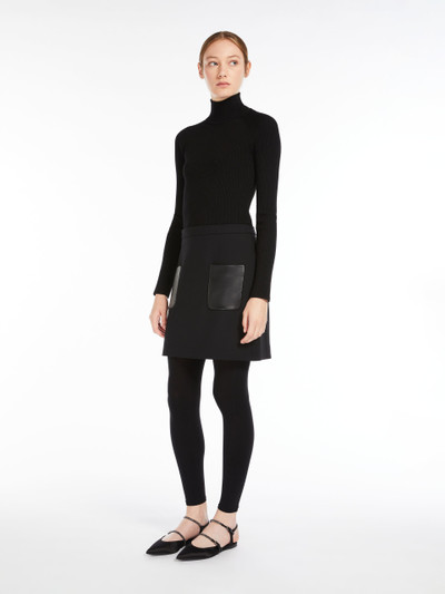 Max Mara CANARD Stretch wool turtleneck outlook