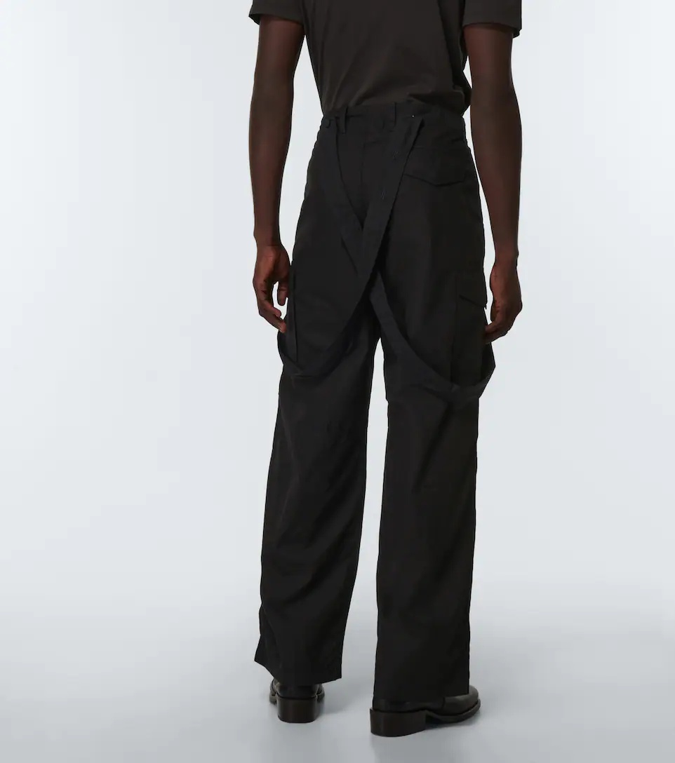 Audio Cargo cotton-blend flared pants - 4
