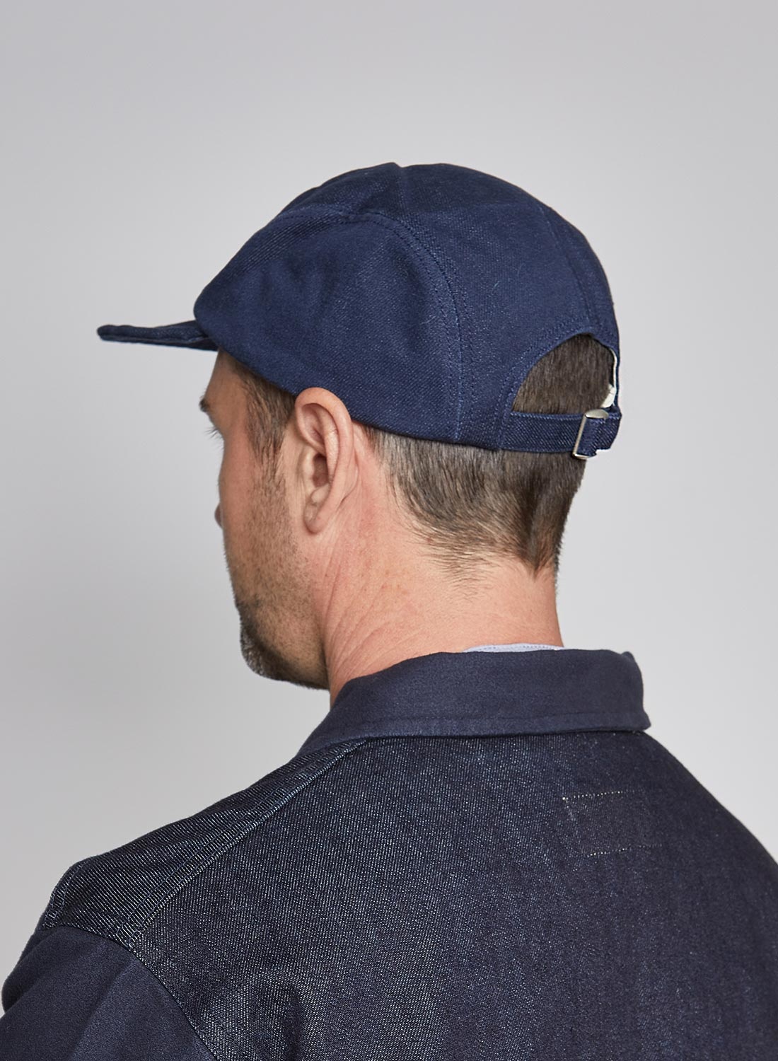 新品 Nigel Cabourn - 5 PANEL HEAVY COTTON Nigel Cabourn 5 Panel Cap Heavy Cotton in Black Navy