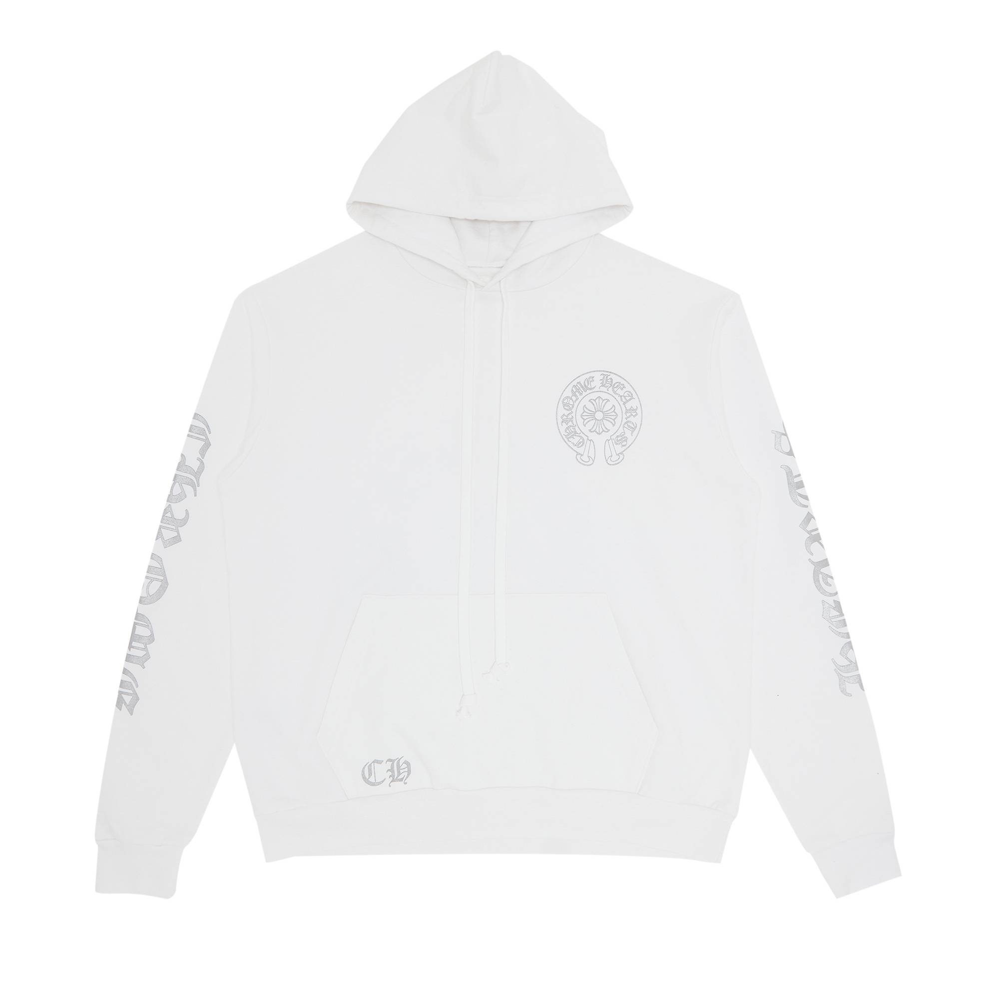 Chrome Hearts Miami Exclusive Chrome Hoodie 'White/Grey' - 1