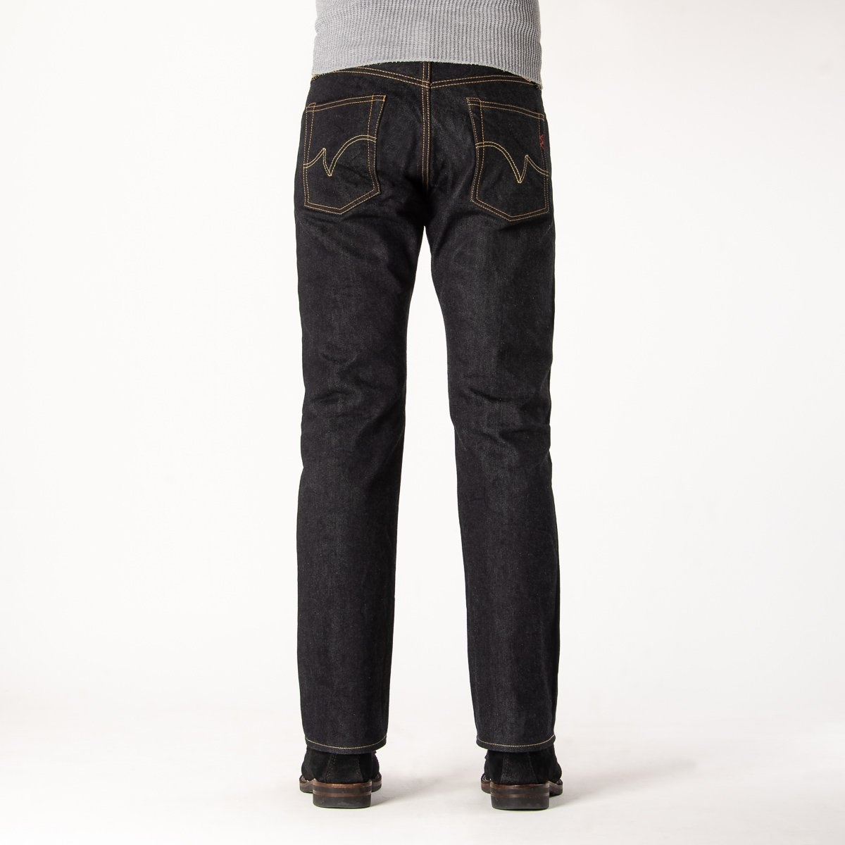 IH-634S-142 14oz Selvedge Denim Straight Cut Jeans - Indigo - 3