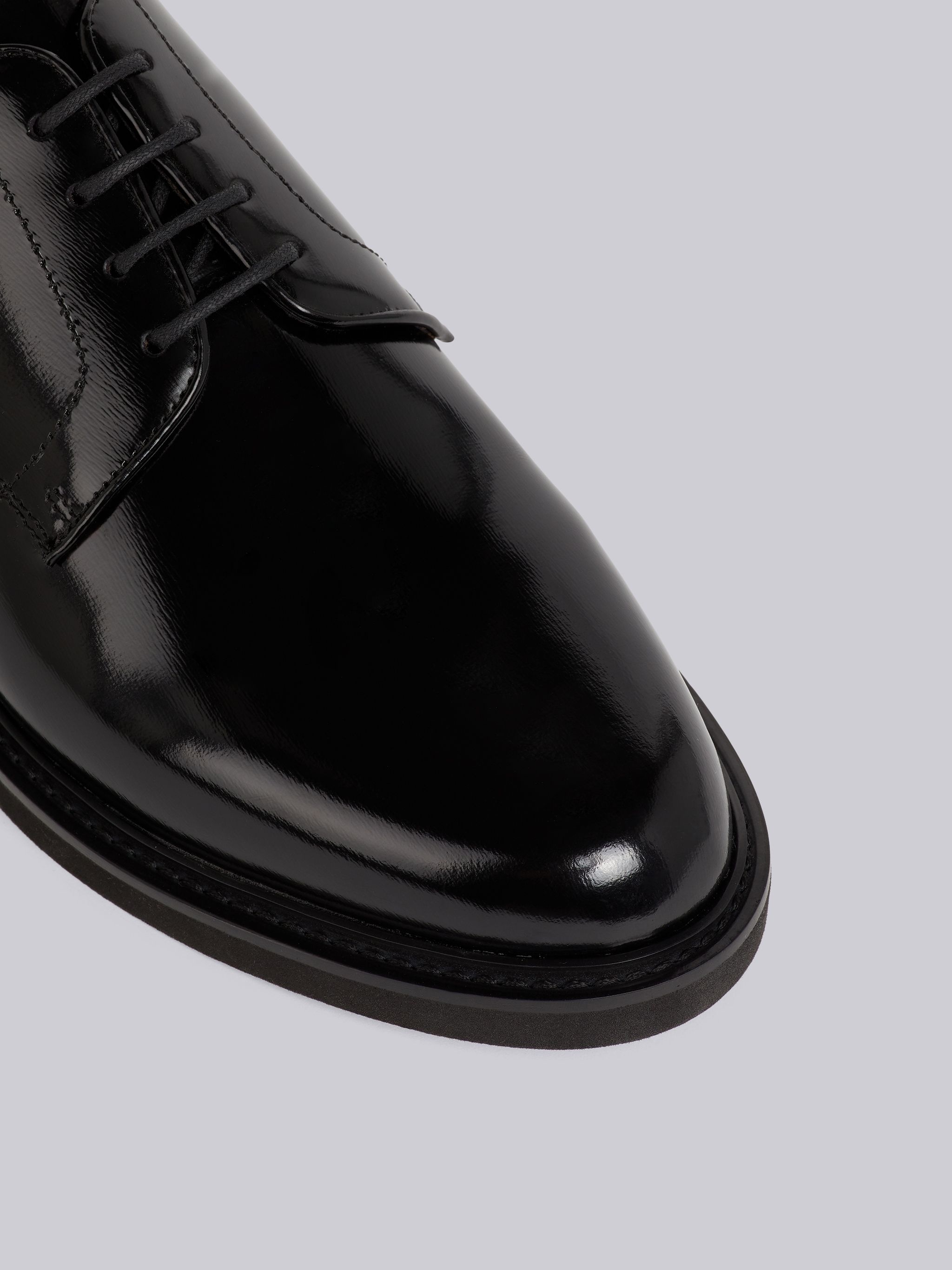 Black Shiny Calfskin Uniform Shoe - 2