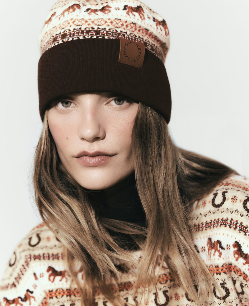 Stella McCartney Fair Isle Wool Beanie outlook