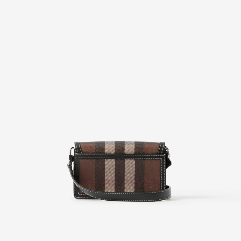 Burberry Check and Leather Crossbody Bag outlook