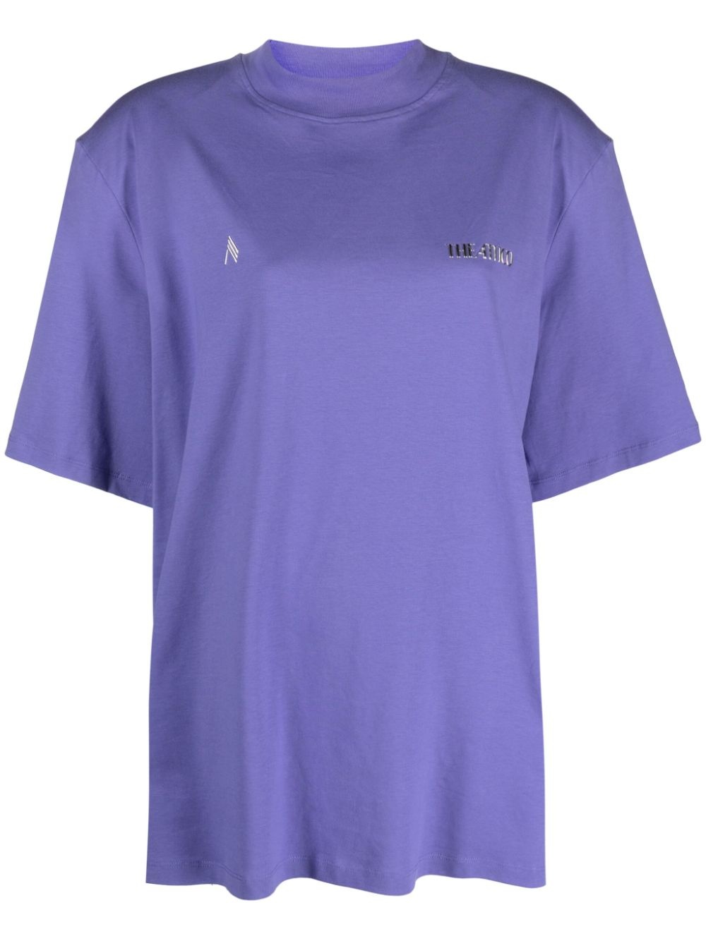 Kilie shoulder-pads cotton T-shirt - 1