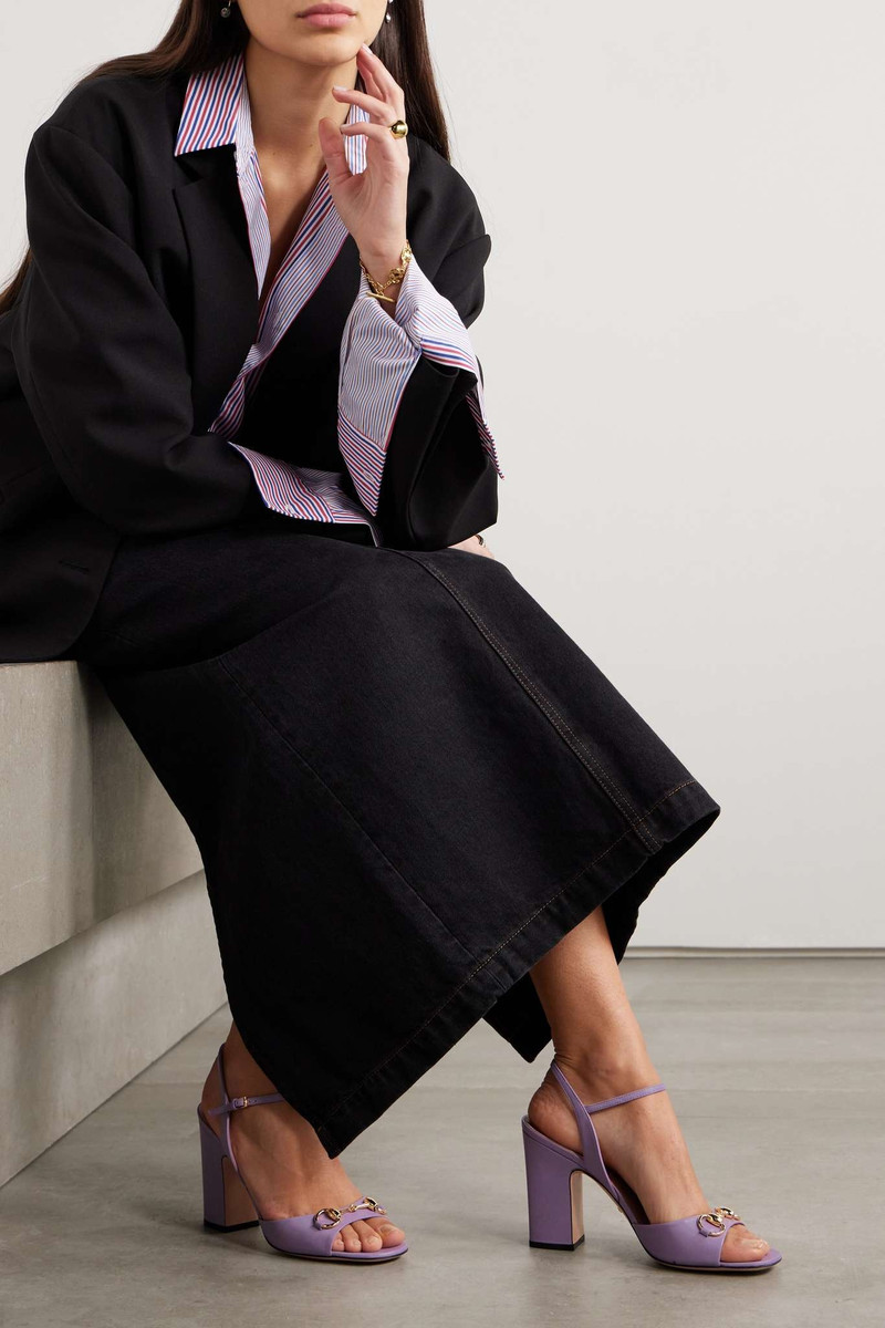 GUCCI Women's Horsebit mid-heel sandal outlook