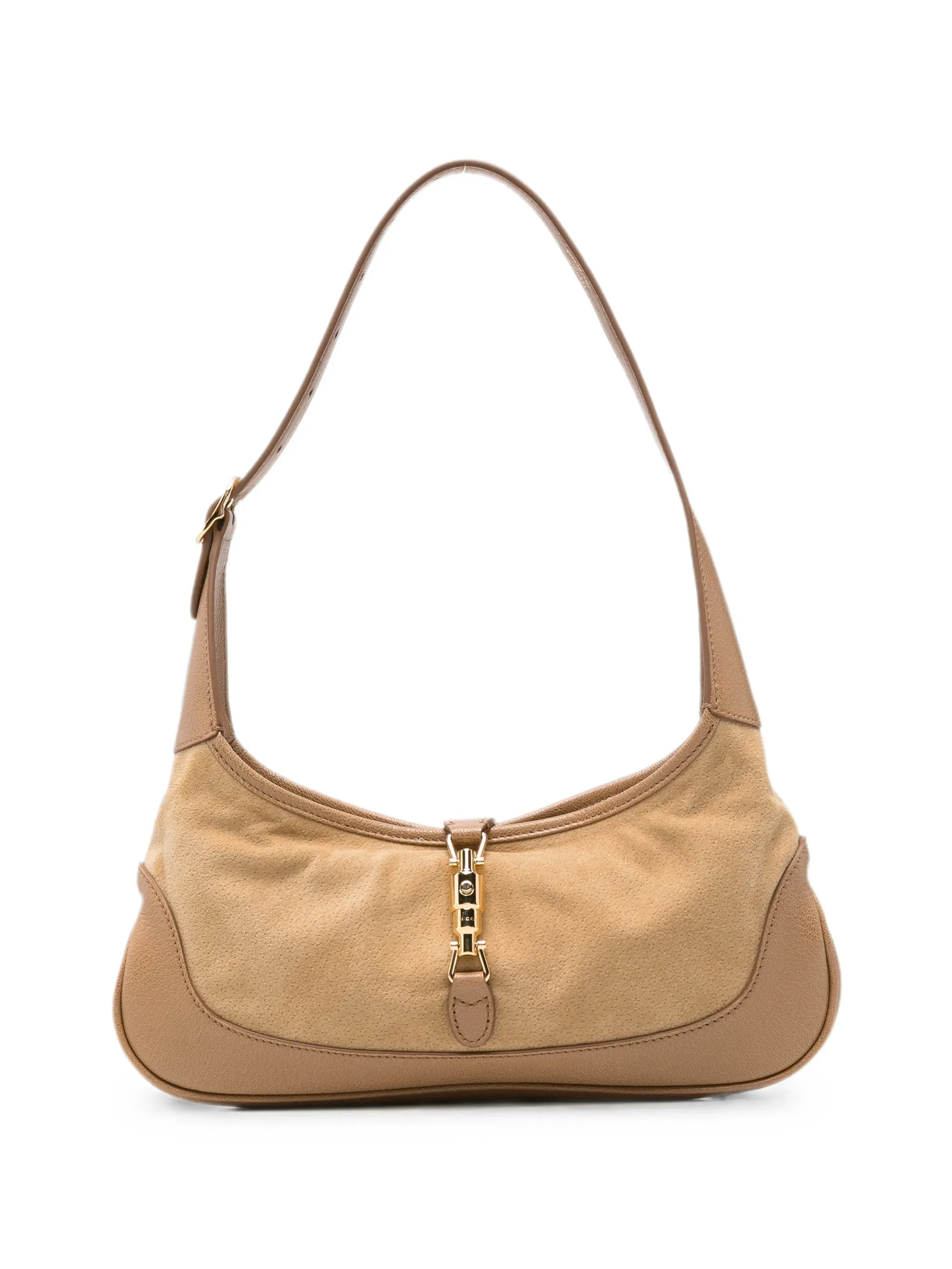 Gucci Jackie 1961 Suede Shoulder Bag - 1