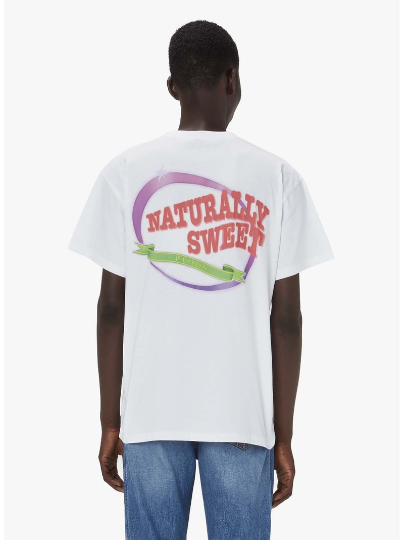 JW Anderson "NATURALLY SWEET" CLASSIC T-SHIRT outlook