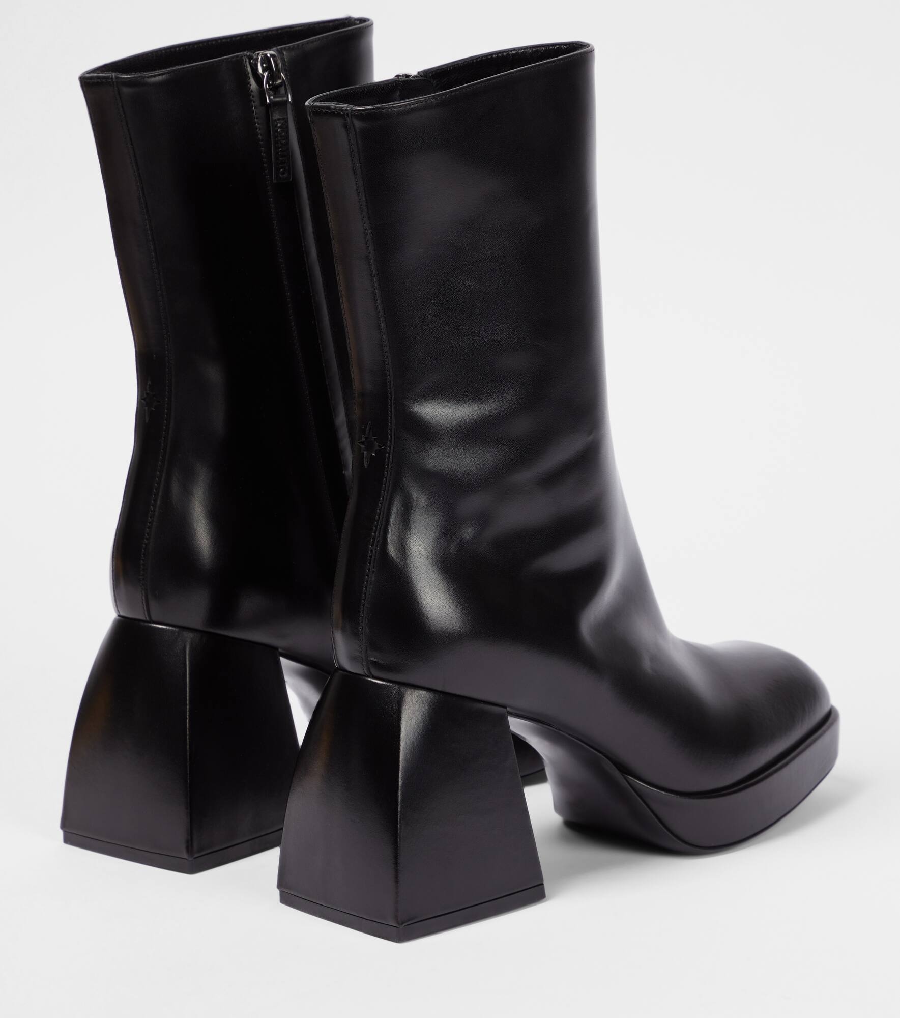 Bulla Corta leather platform ankle boots - 3