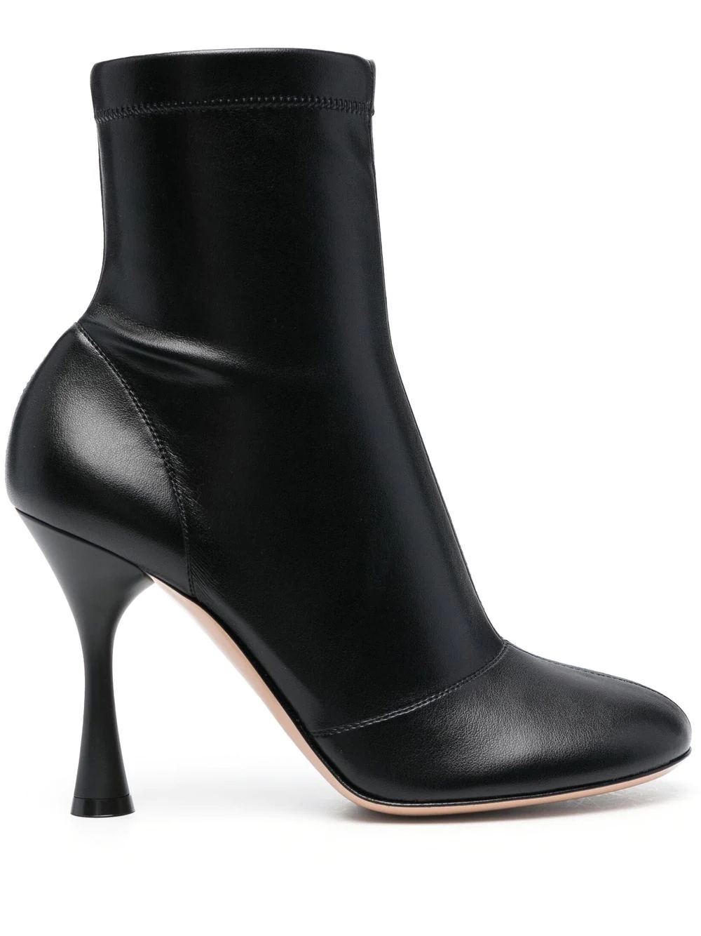 Larue  95mm leather ankle boots - 1